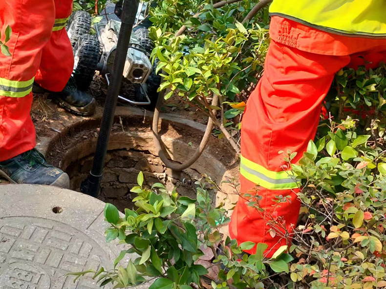 南京排水管道QV檢測現場